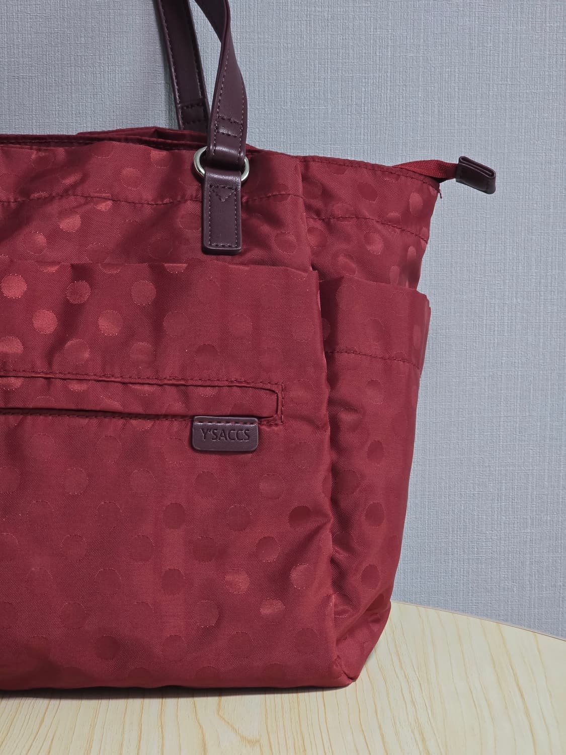 Y'saccs by yohji yamamoto 땡땡이 토트백 상품이미지2