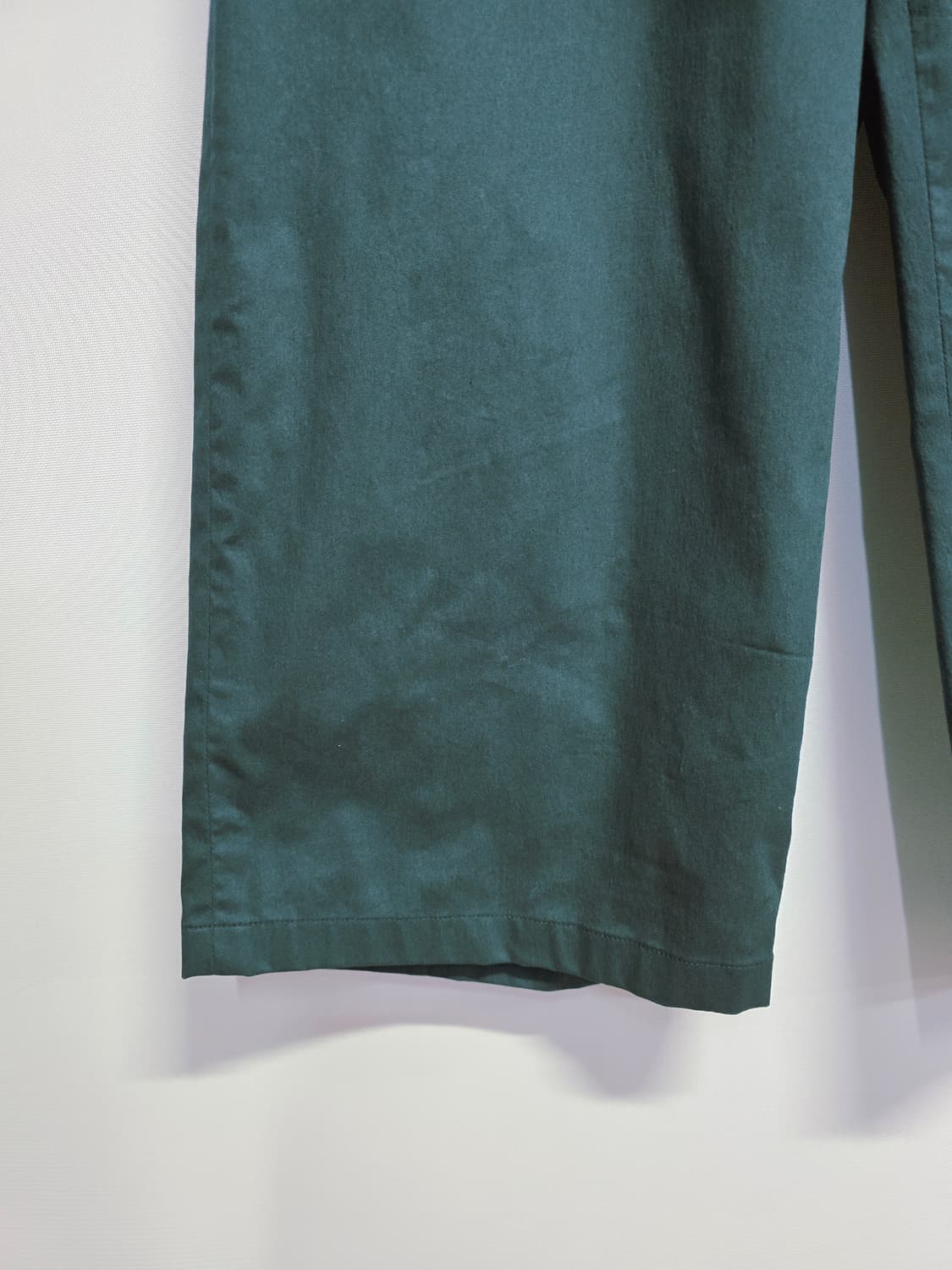 이새 다크 그린 와이드 팬츠 상품이미지2