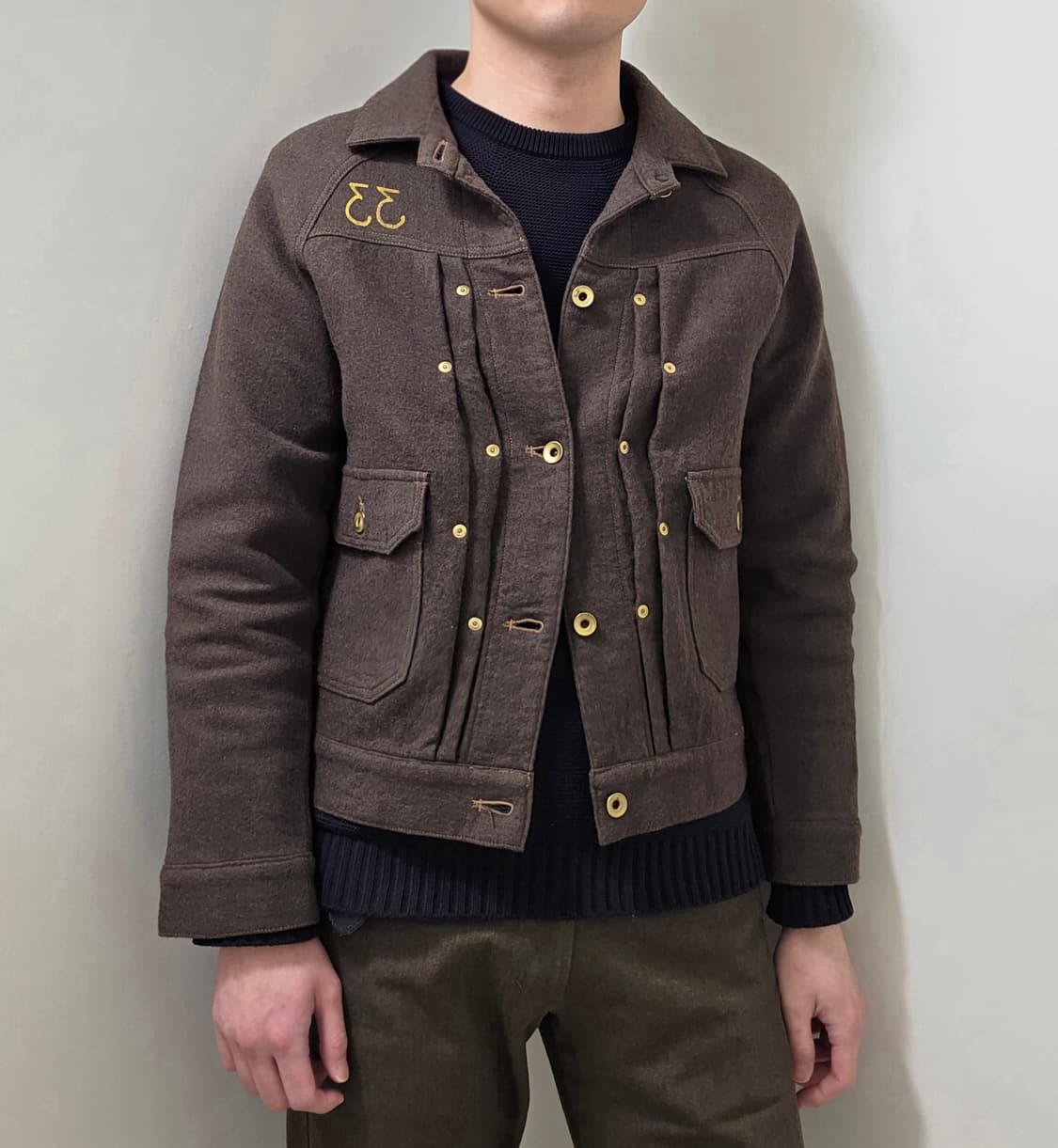 chairmade japan 울 트러커 재킷 상품이미지1