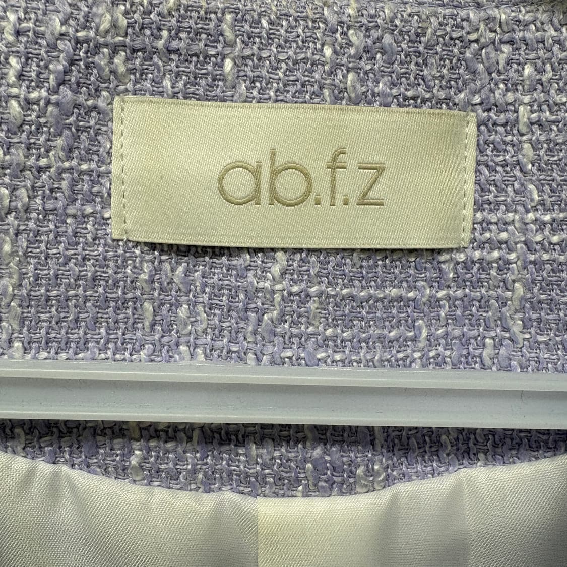 ab.f.z 라벤더 트위드 반팔 자켓 상품이미지5