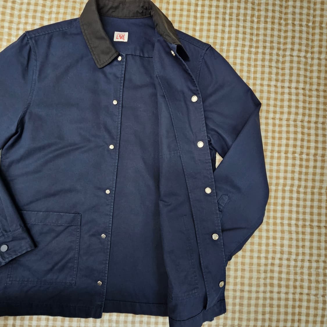 라코스테 간절기 면자켓 남자100 상품이미지5