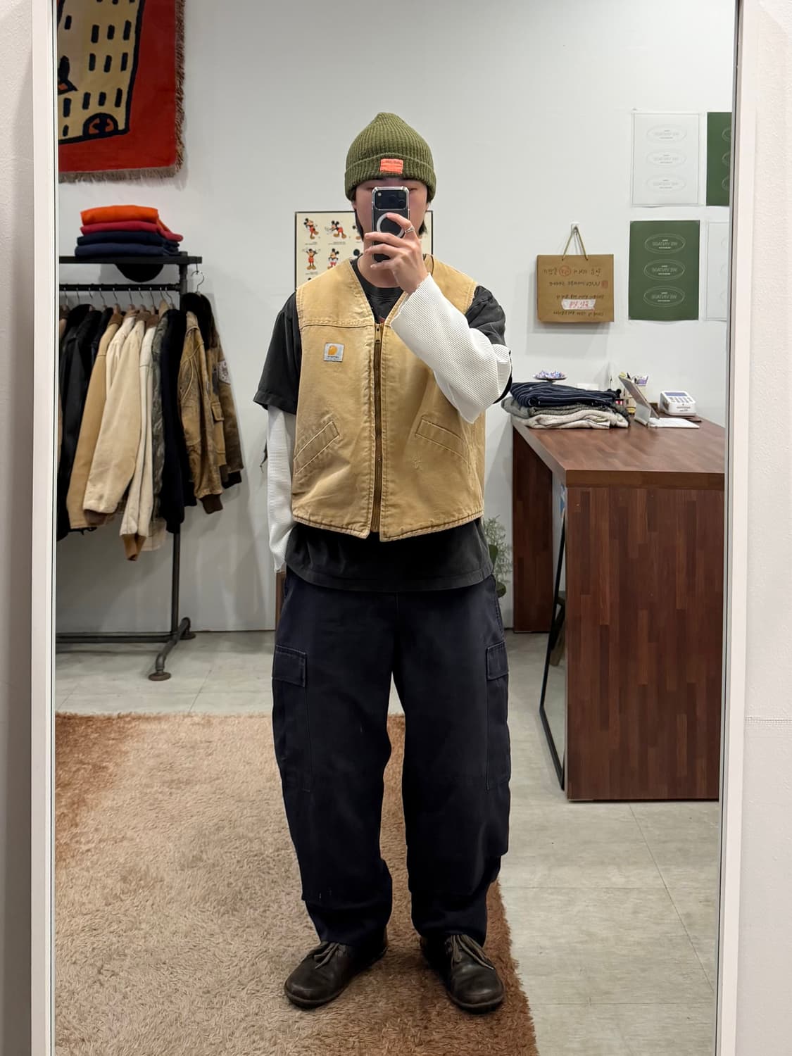 90s Camco 밀리터리 립스탑 BDU 필드 팬츠 (34-37) USA 상품이미지2