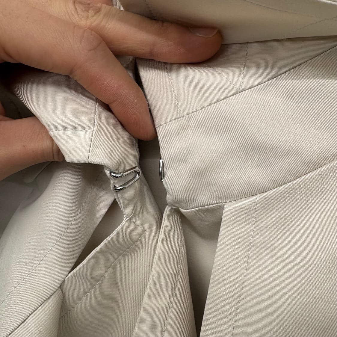 셀린느 베이지 트렌치 코트 S 상품이미지4