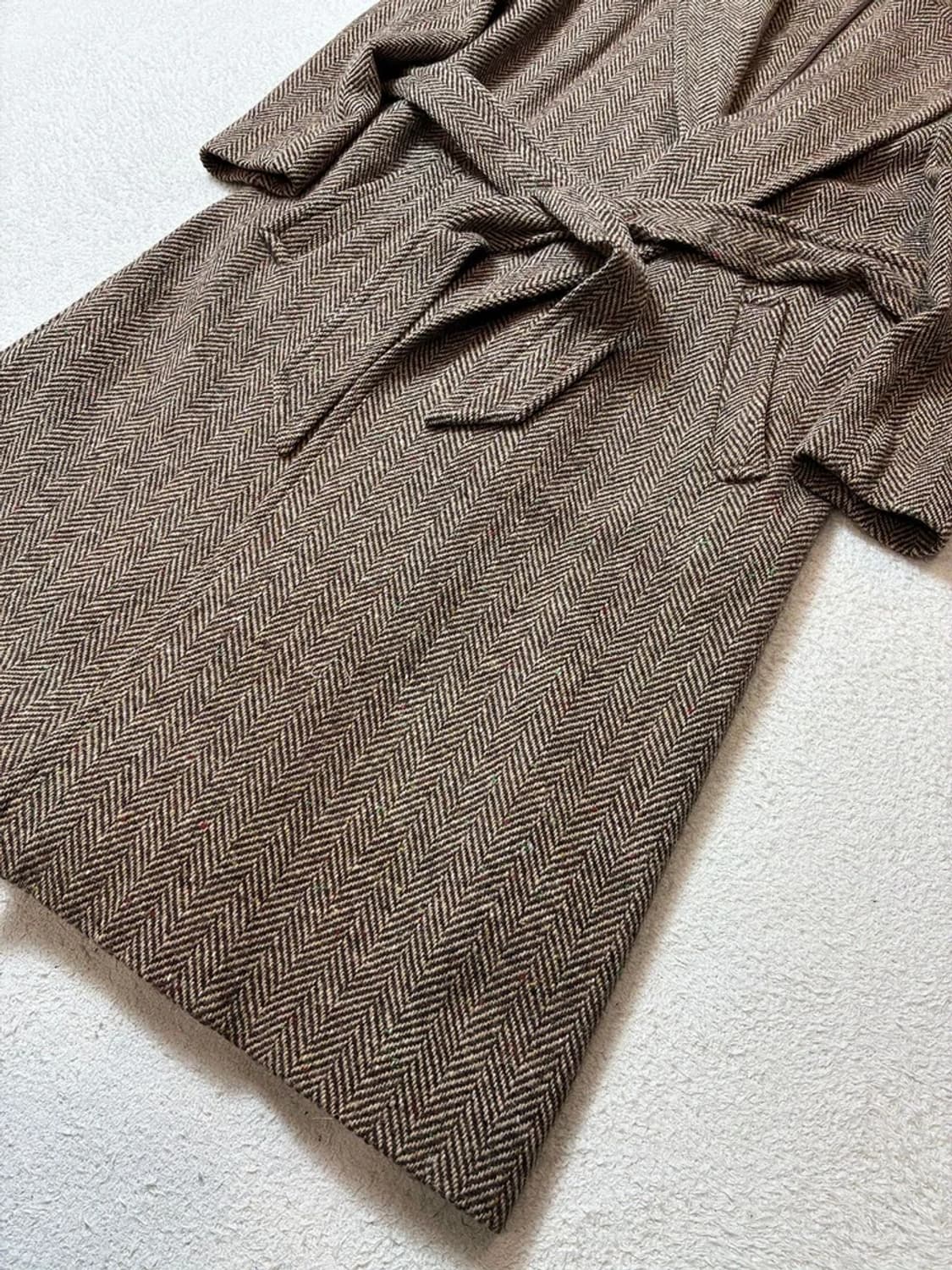 폴로 랄프로렌 클래식 울 헤링본 벨티드 롱 코트 PN6885 상품이미지4