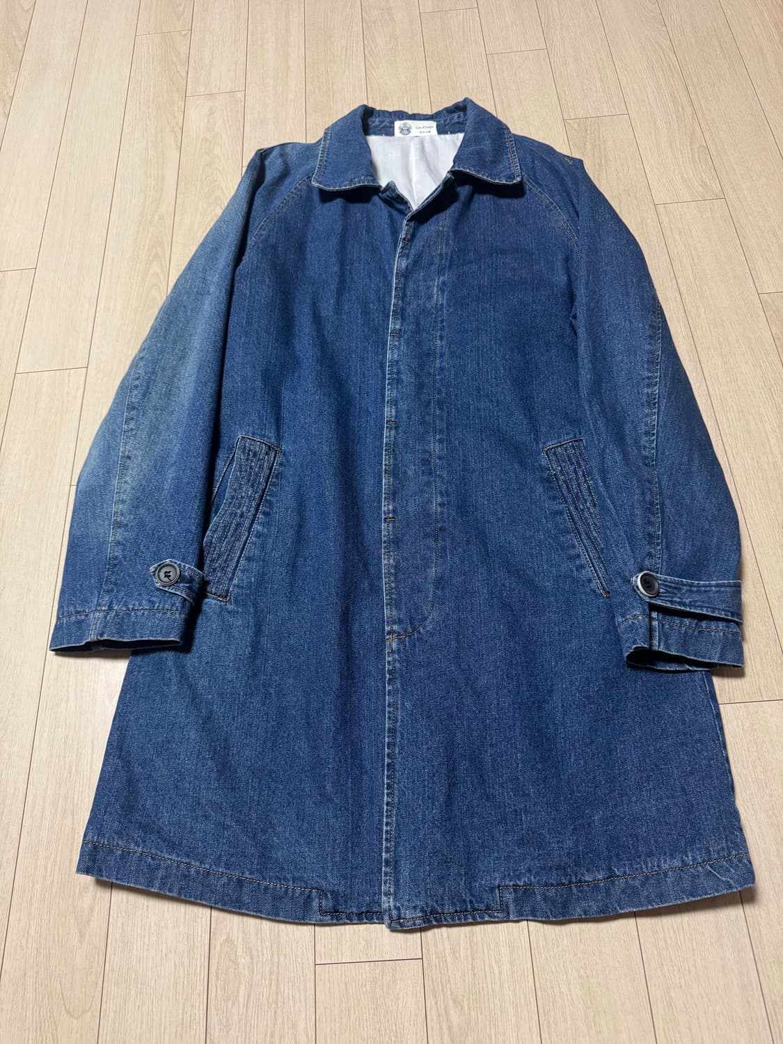 8-90s 일본빈티지 데님코트 상품이미지1