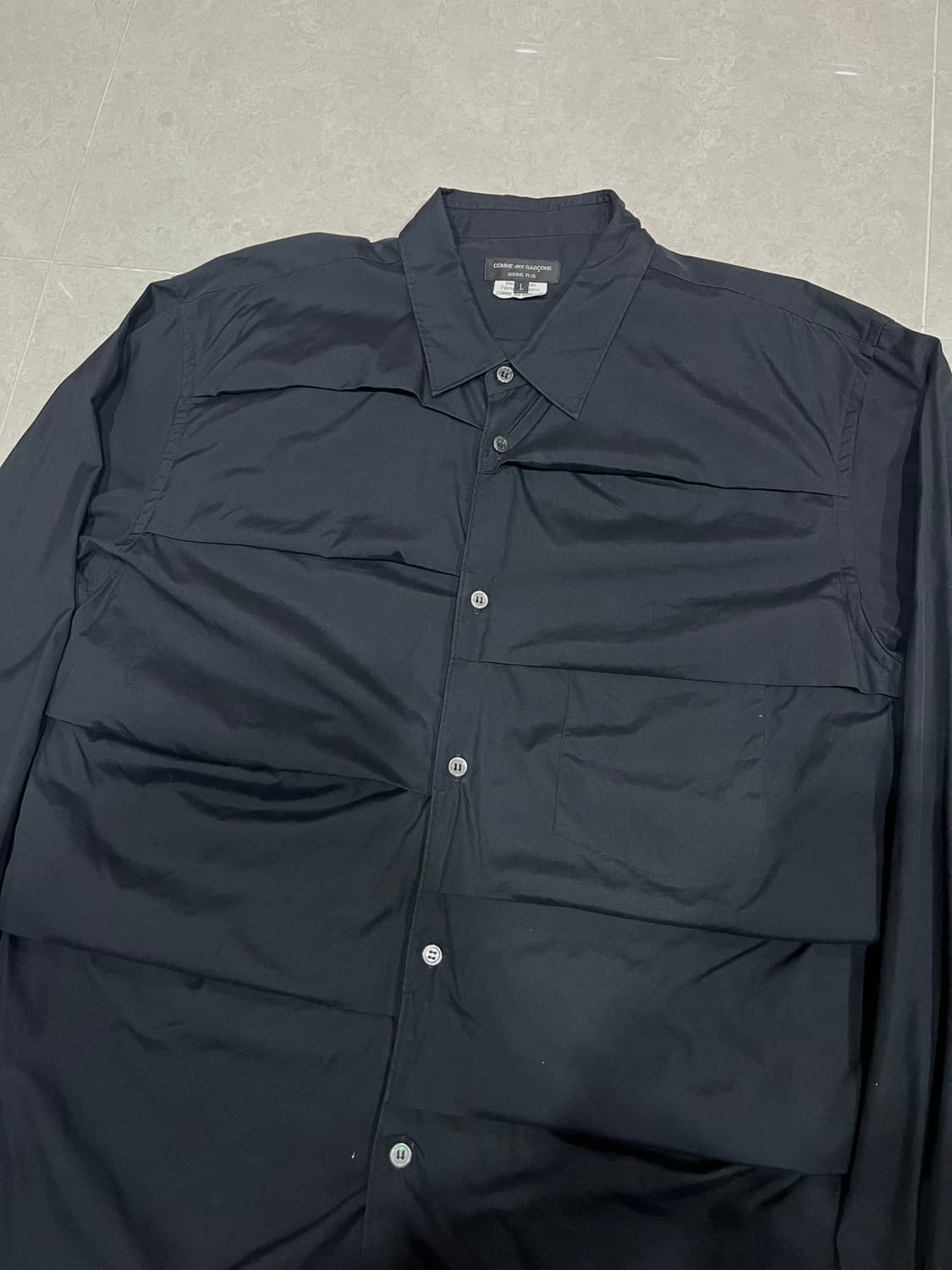 꼼데가르송 옴므플러스 19ss folded shirts 상품이미지2