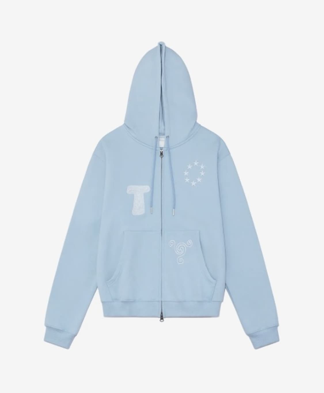 TCM snail hooded zip-up (sky blue) 상품이미지1