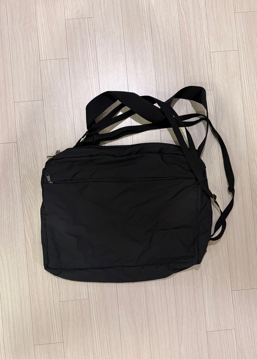 플라스틱프로덕트 x PRT 투웨이 나일론백 블랙 상품이미지3