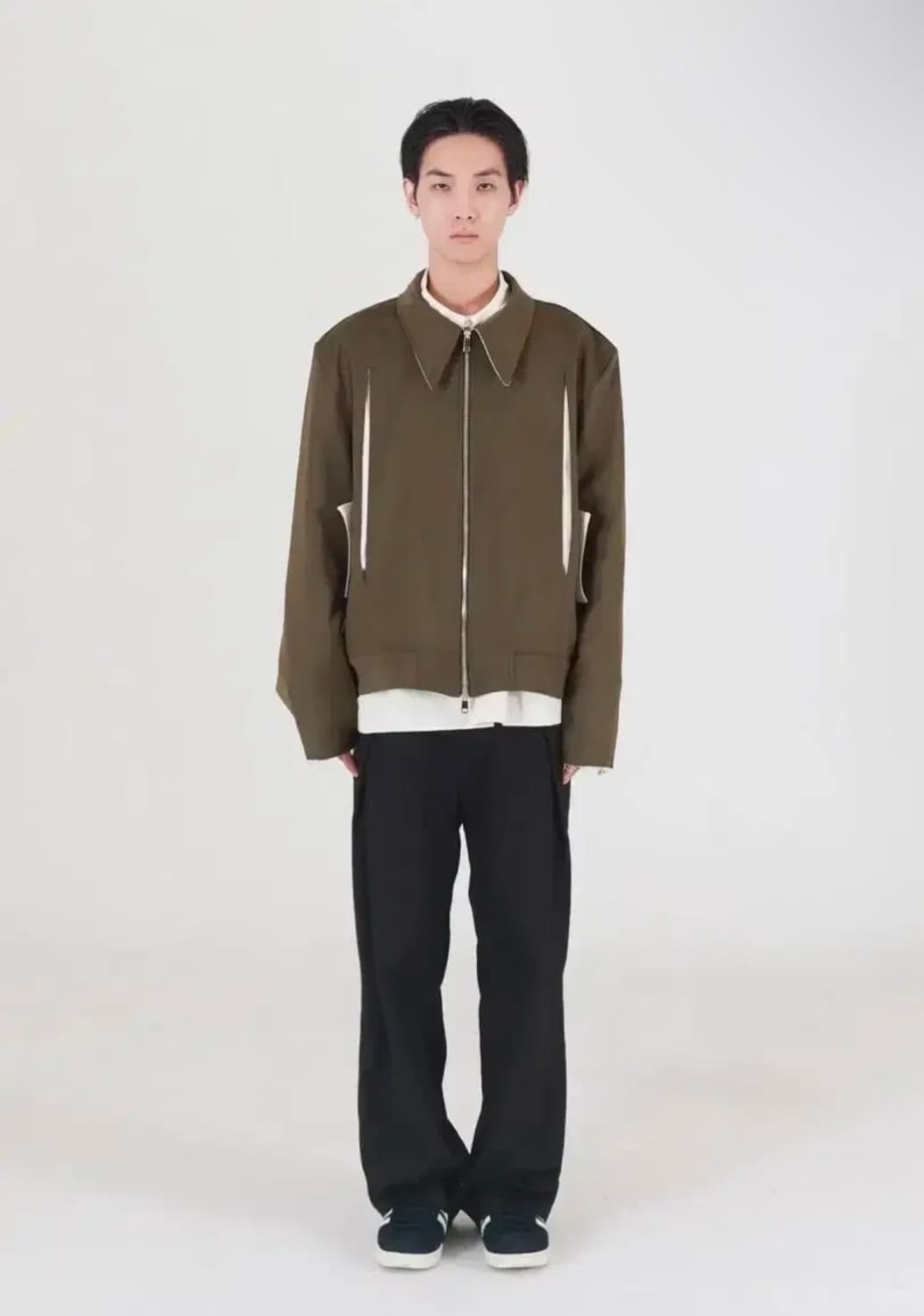 onese 원세 슬릿 블루종 상품이미지1