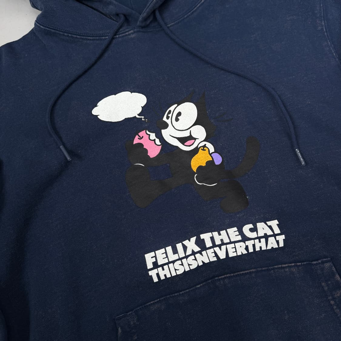 디스이즈네버댓 X 펠릭스 스톤워싱 후드티 상품이미지4
