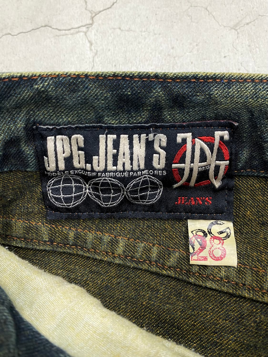 장폴고티에 00s JPG 데님 팬츠 상품이미지8