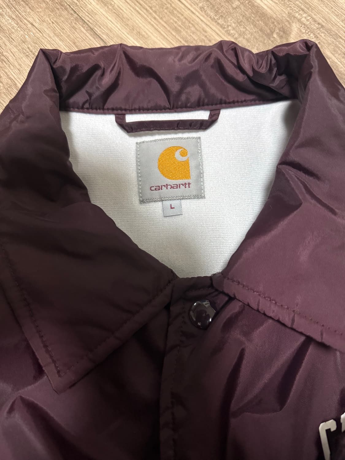 칼하트 코치 자켓 버건디 상품이미지3