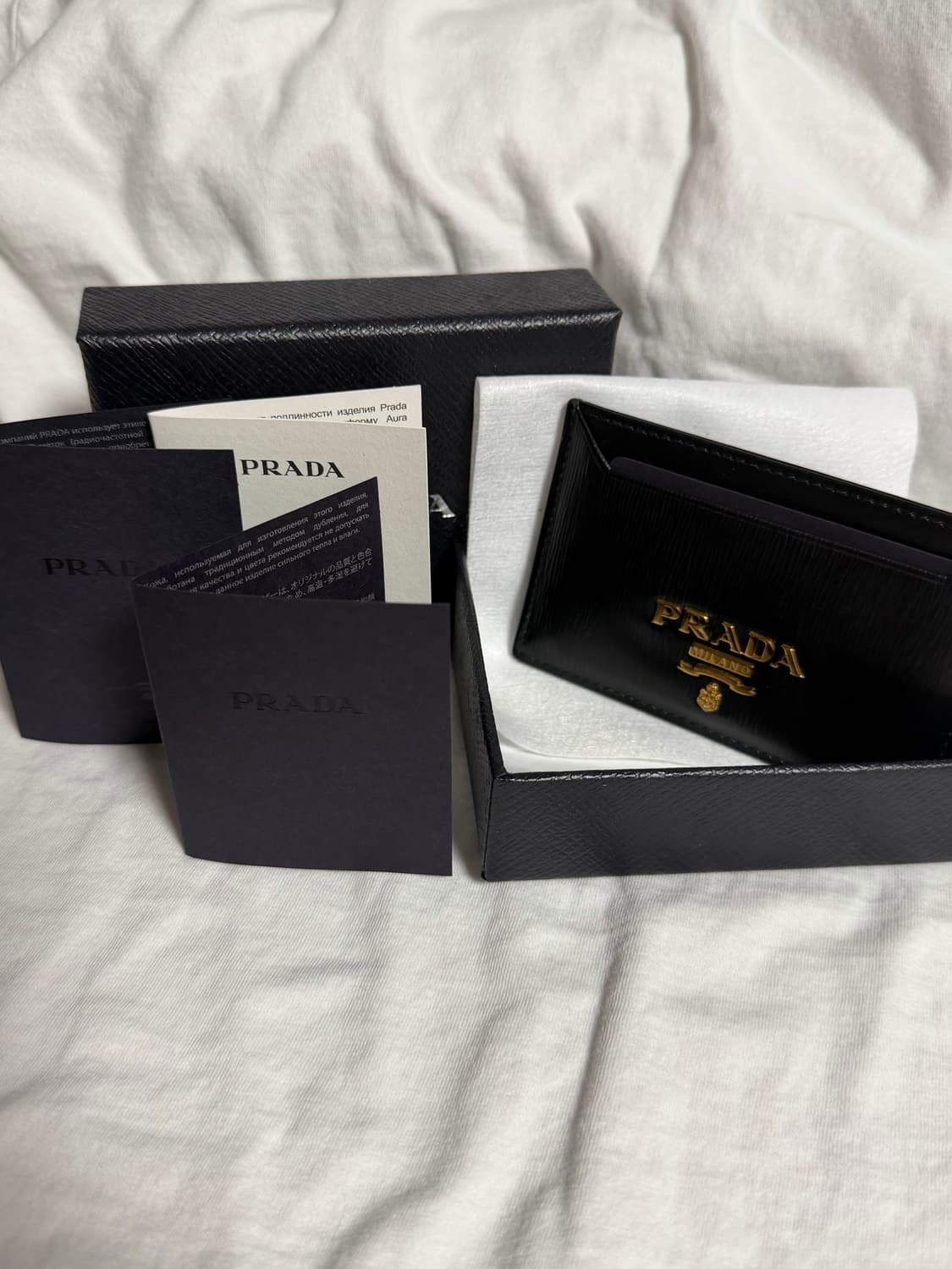 프라다 밀라노 카드지갑 풀구성 상품이미지1