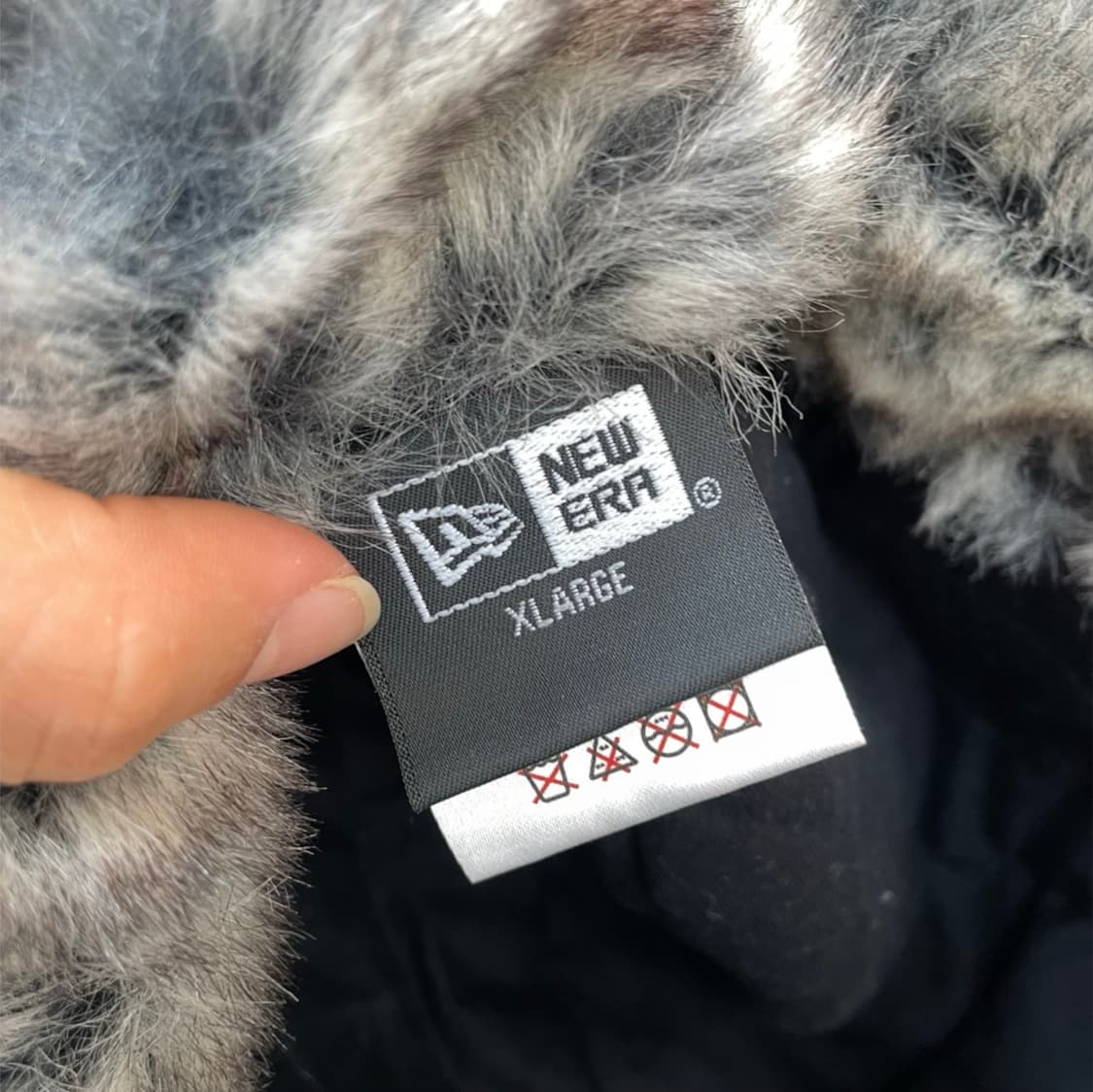 뉴에라 Newera 블랙 퍼 트리밍 이어플랩 트래퍼 햇 XL 상품이미지9