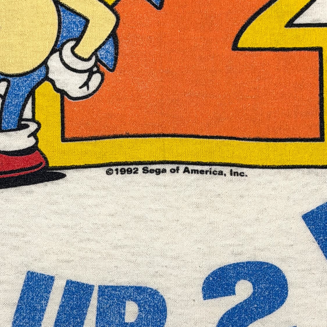 빈티지 90s 세가 소닉 티셔츠 상품이미지4