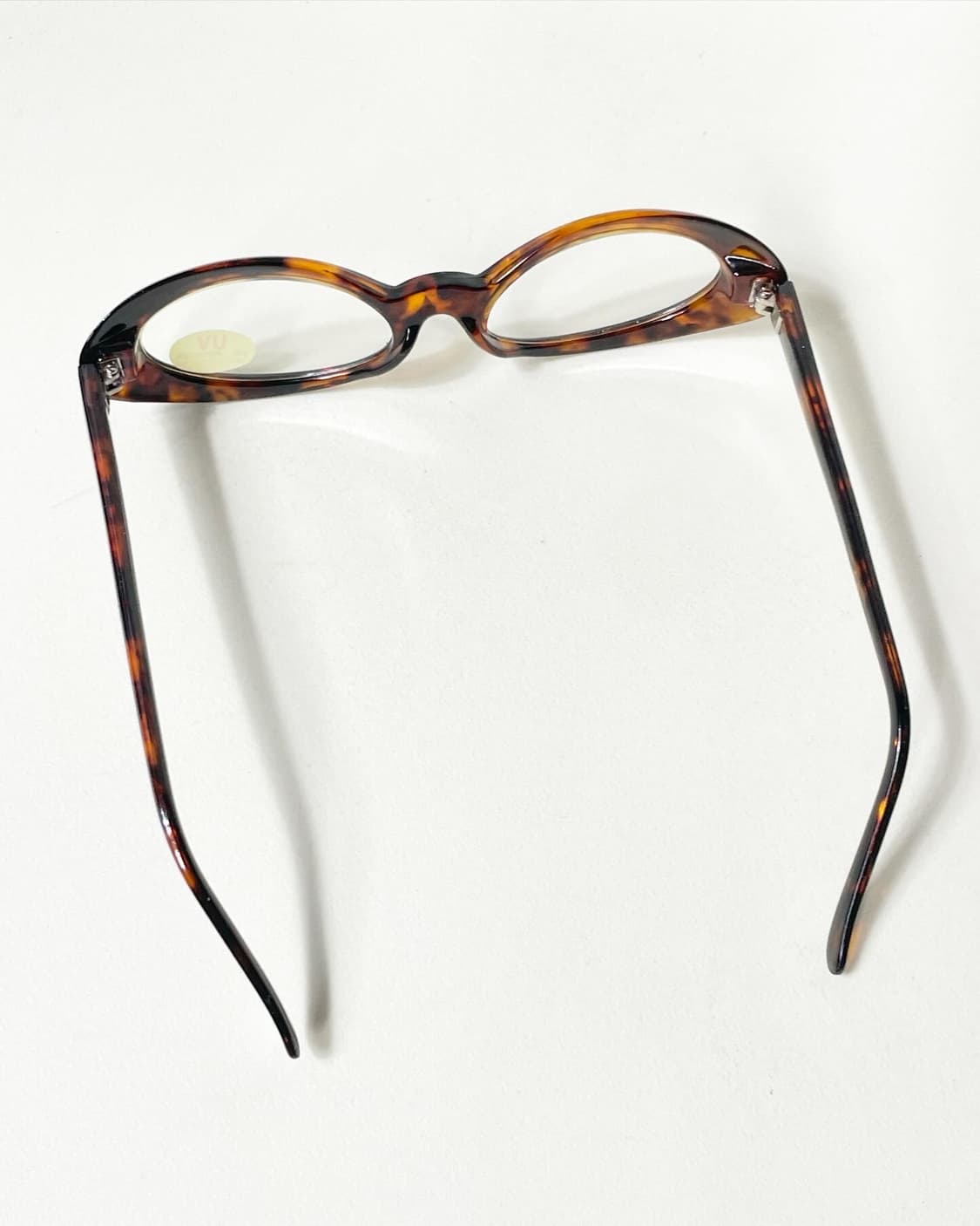 90s 레오파드 캣아이 프레임 무광 빈티지 안경 상품이미지5