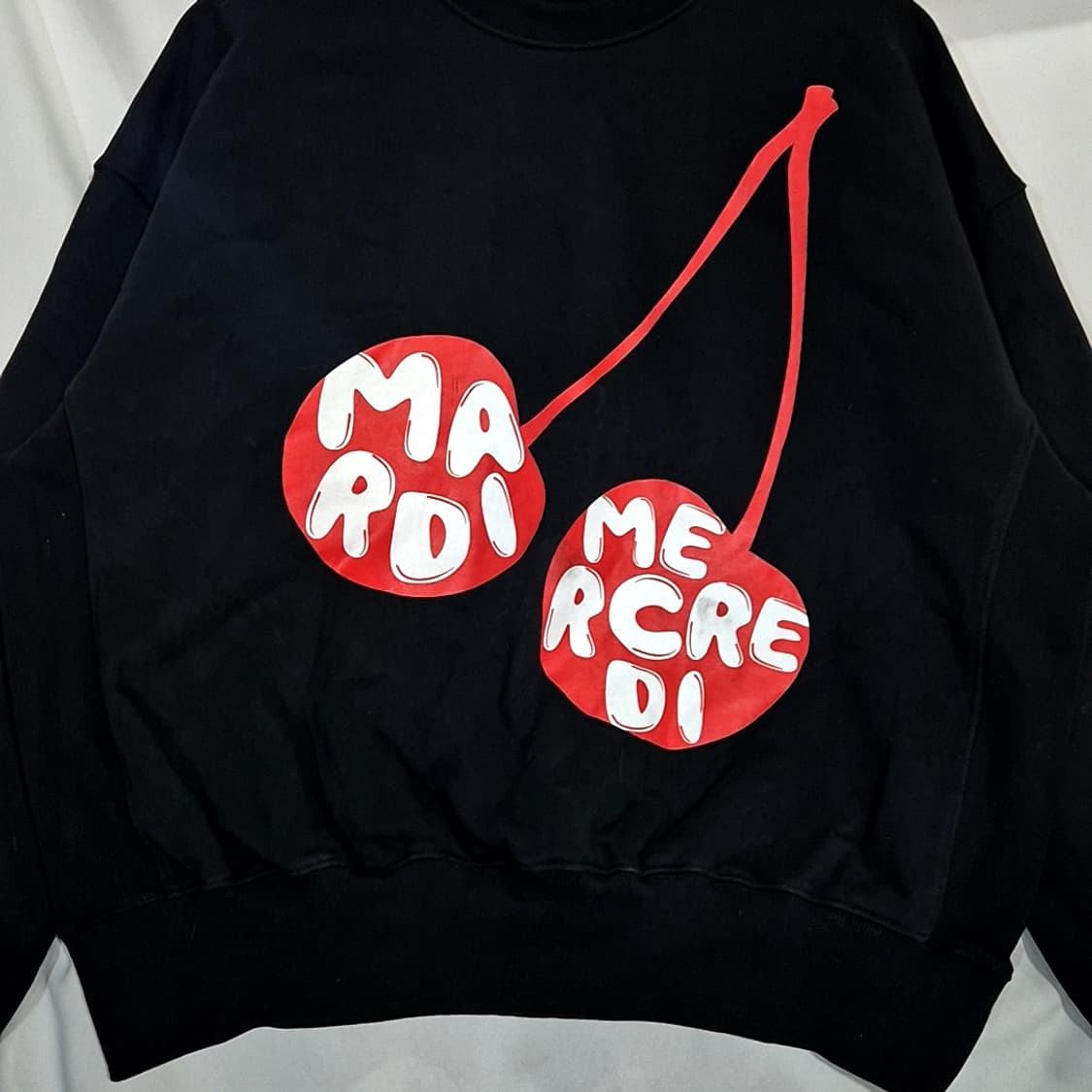 Mardi Mercredi 마르디 메크르디 체리 맨투맨 상품이미지2