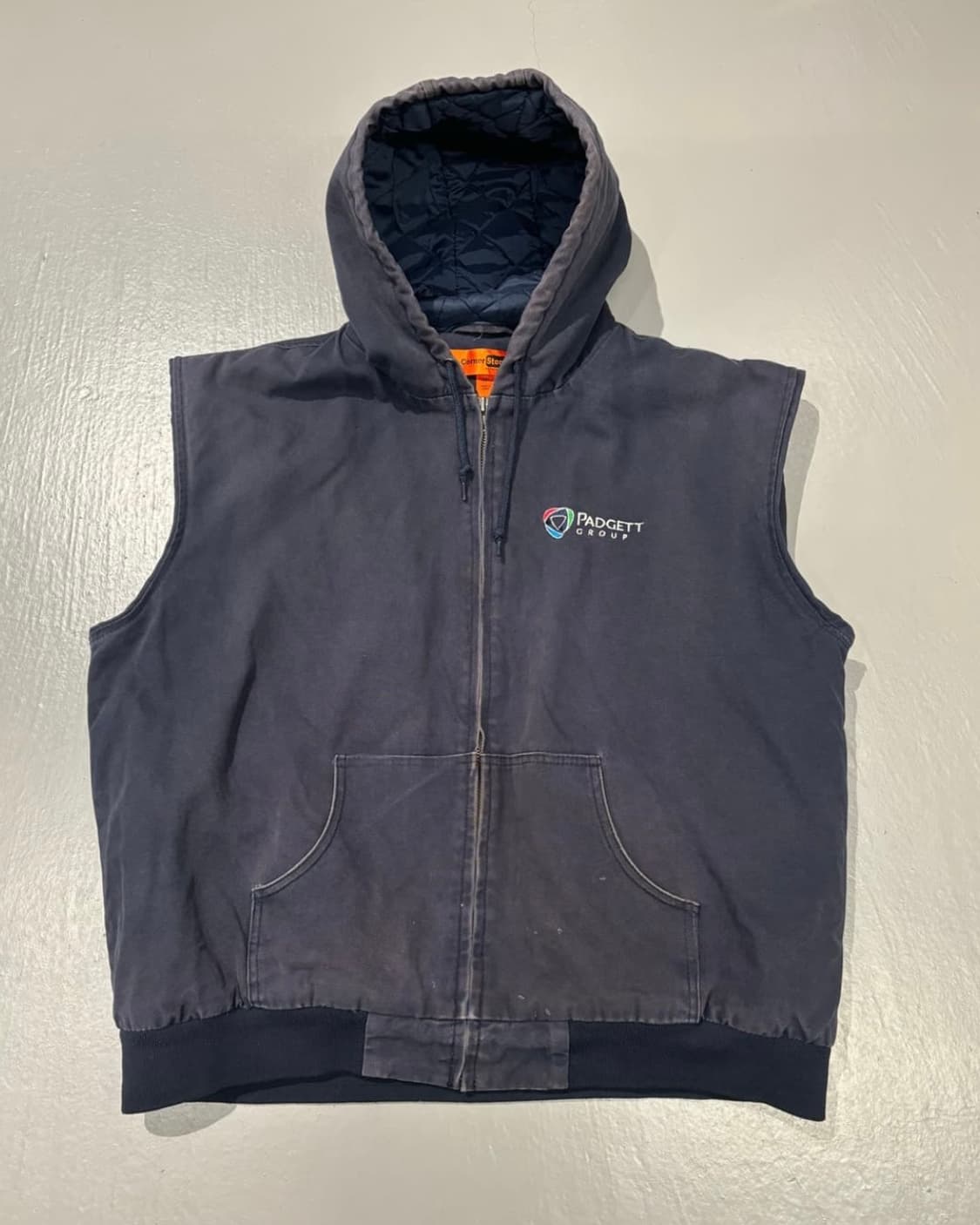 빈티지 엑티브 후드 워크 베스트 조끼 자켓 상품이미지5