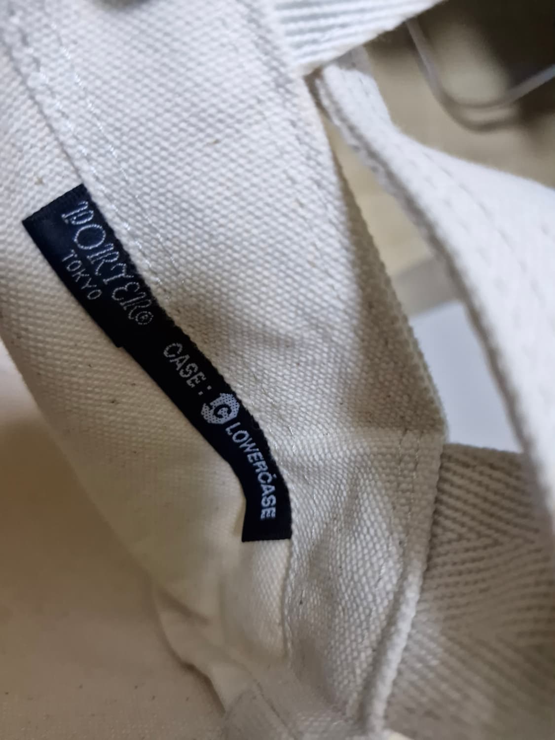 포터 캔버스백 베이지 상품이미지3