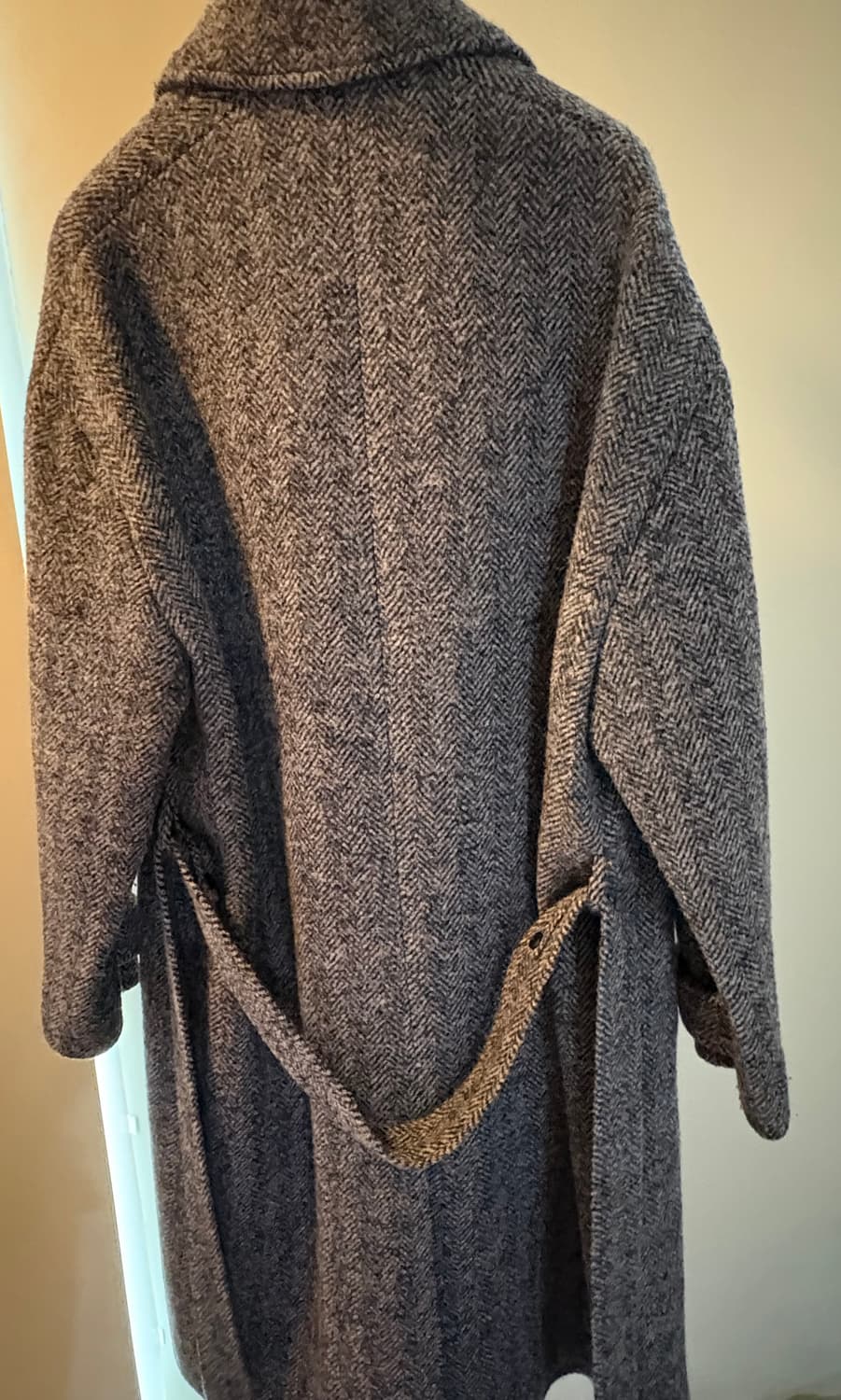 쿠어 오버핏 헤링본 발마칸 그레이 M 상품이미지2