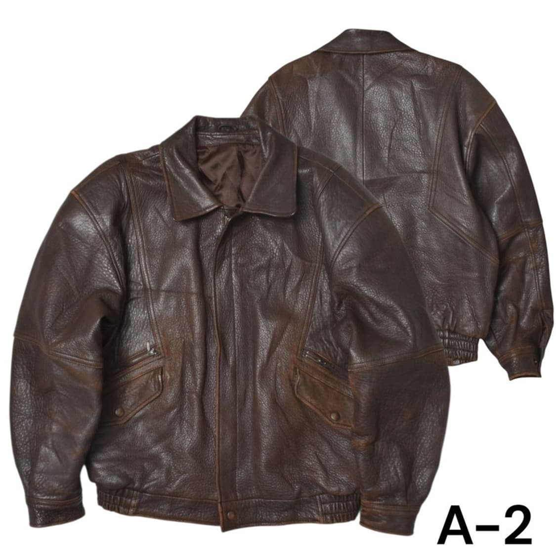 90S A-2 양가죽 항공점퍼 플라이트 자켓 M N1117 상품이미지1