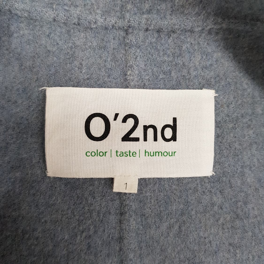 오즈세컨 싱글 버튼 캐시미어 울 코트 55사이즈 상품이미지6