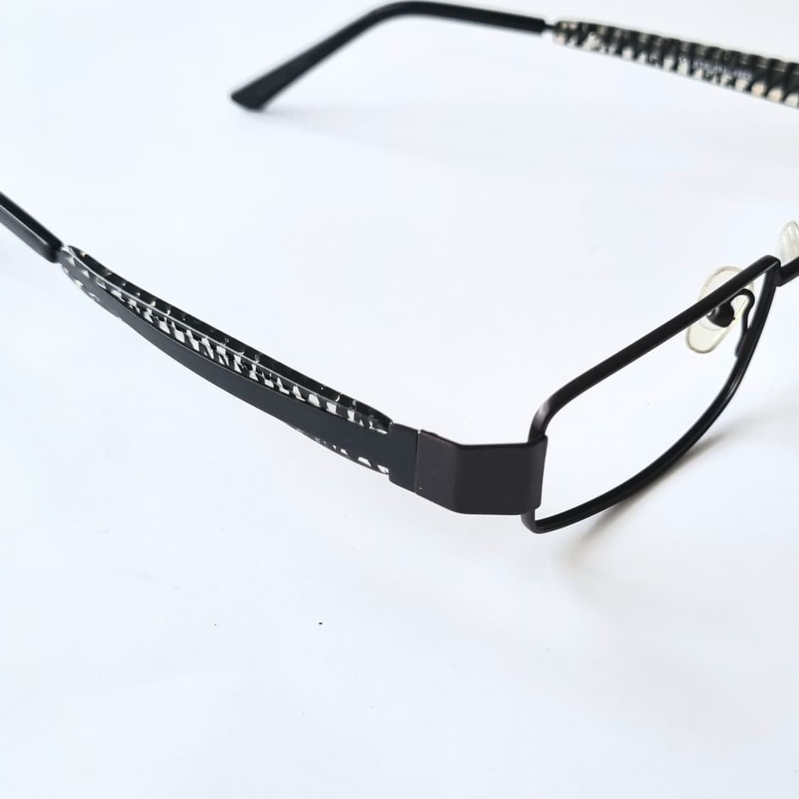 데드스탁 지적인 무드 유니크한 패턴 포인트 스퀘어 안경테 658 상품이미지5