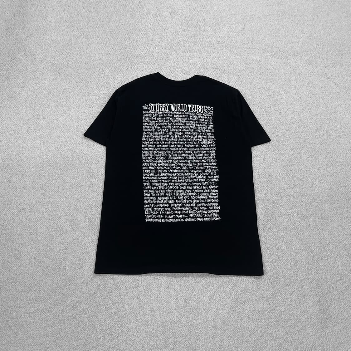 스투시 Stussy 월드트라이브 반팔 티셔츠 블랙 상품이미지2