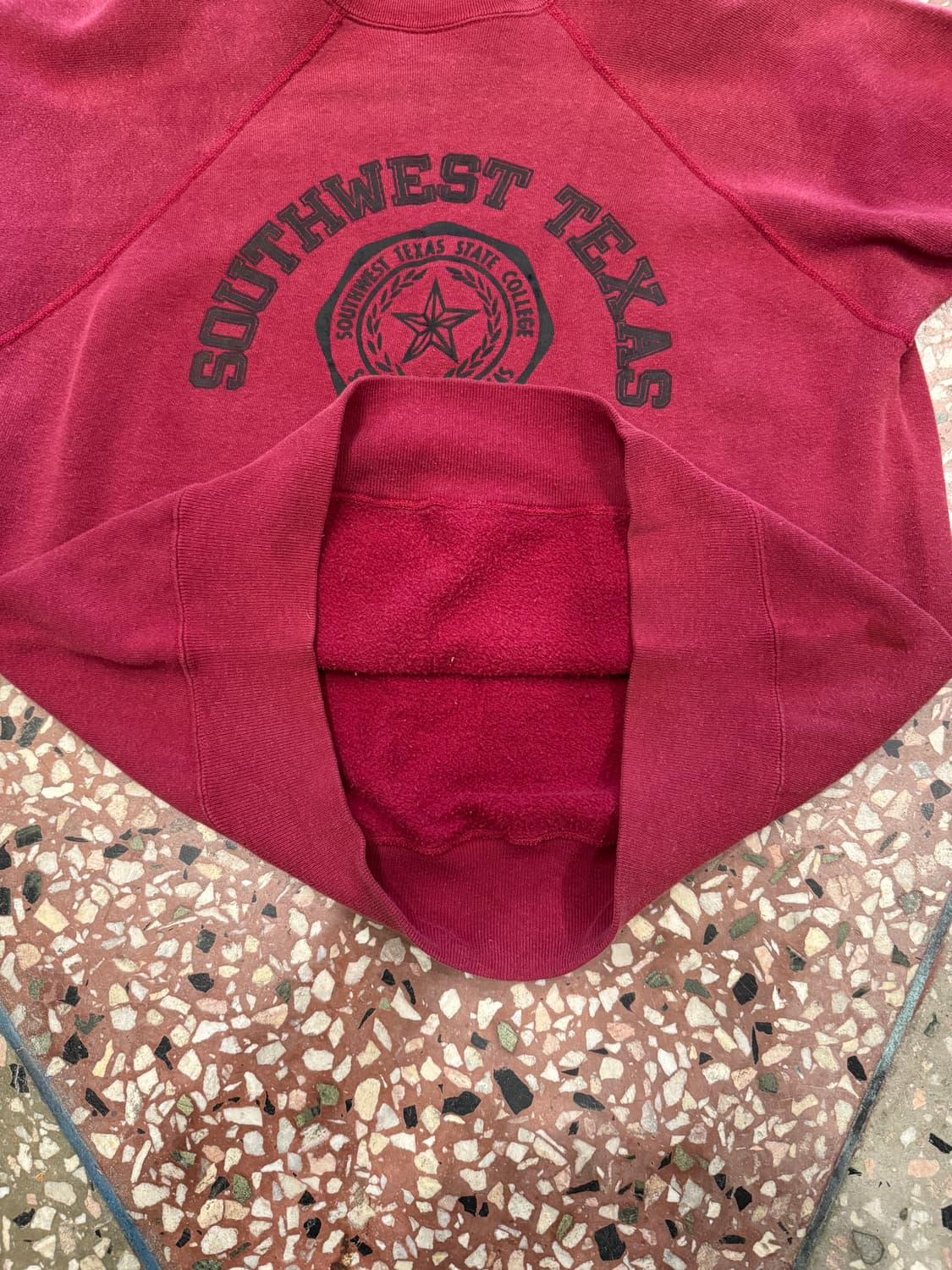 60s Southwest Texas State 하프스웻 (40) 상품이미지5