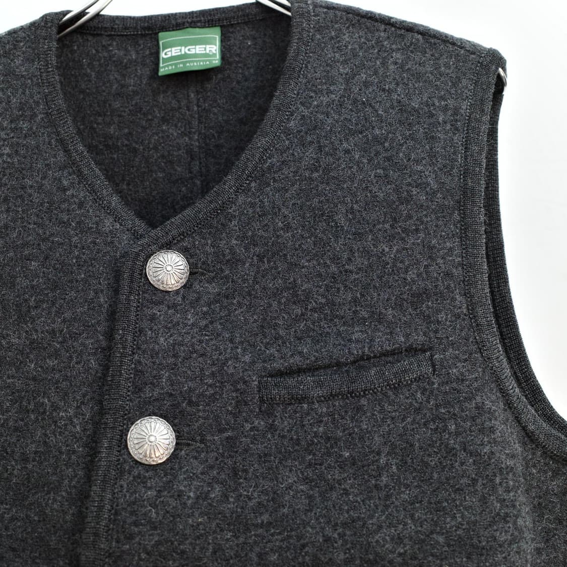 Geiger Boiled Wool Vest 상품이미지4