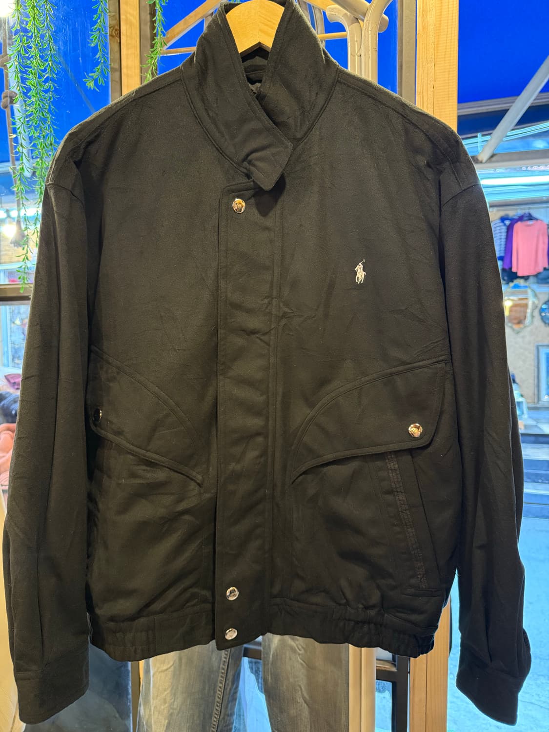 폴로 랄프로렌 화이트포니 블랙 블루종 상품이미지1