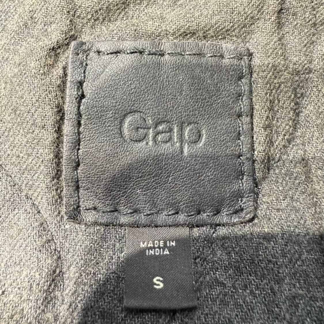 OLD GAP 클래식 MA-1 타입 헤비 카우하이드 레더 자켓 상품이미지3