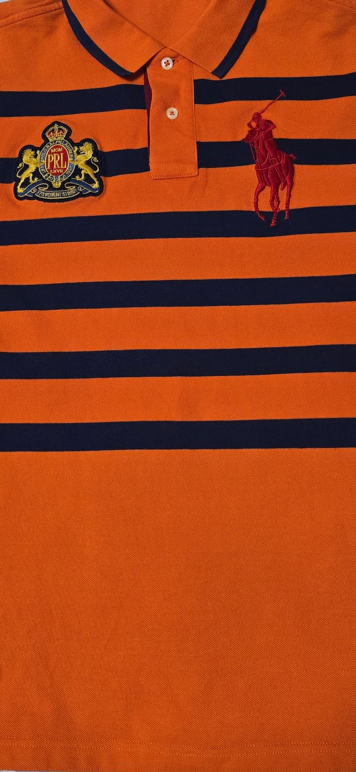 폴로 랄프로렌 스트라이프 빅포니 카라티 XL 상품이미지5