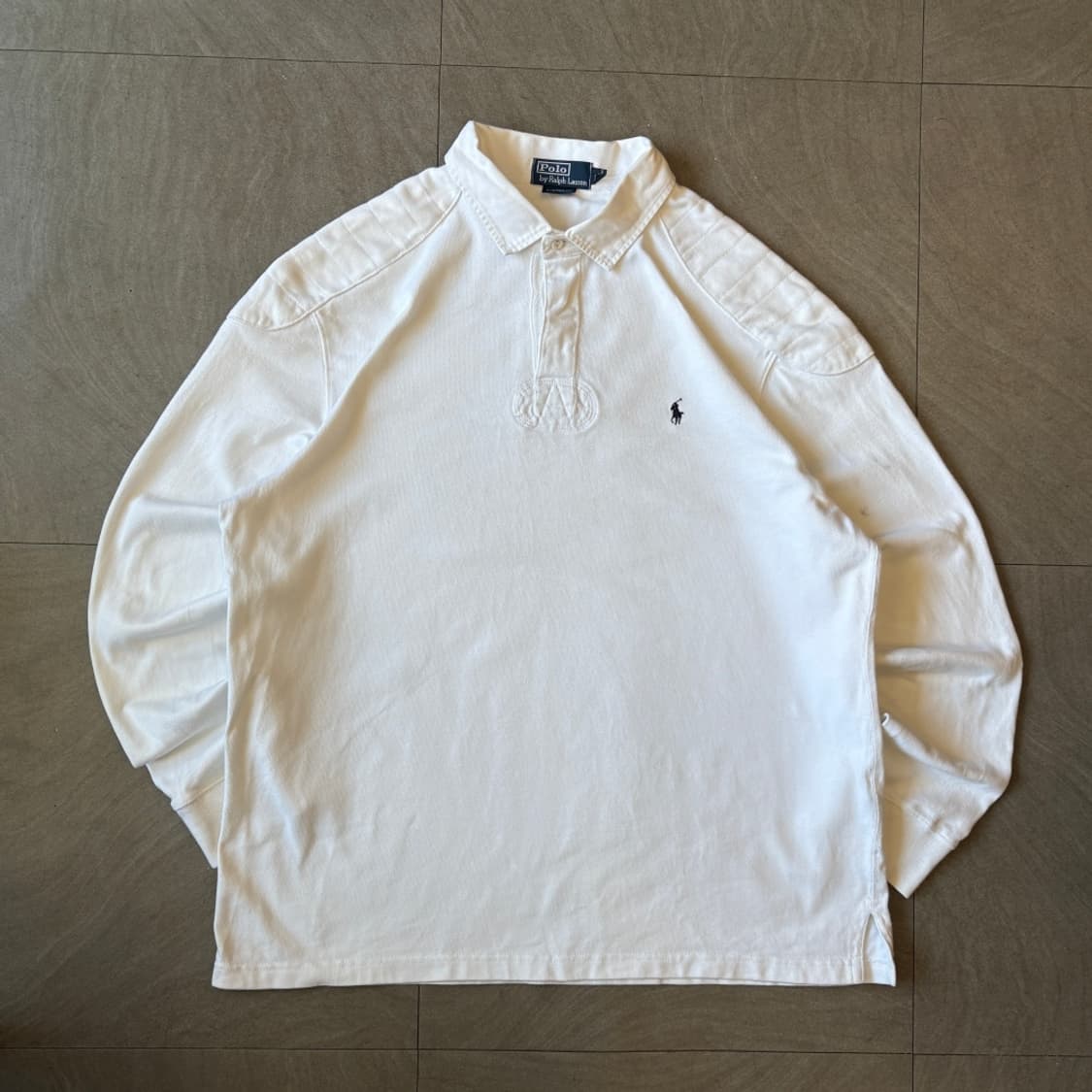 폴로 정품 화이트 럭비 티셔츠 상품이미지1