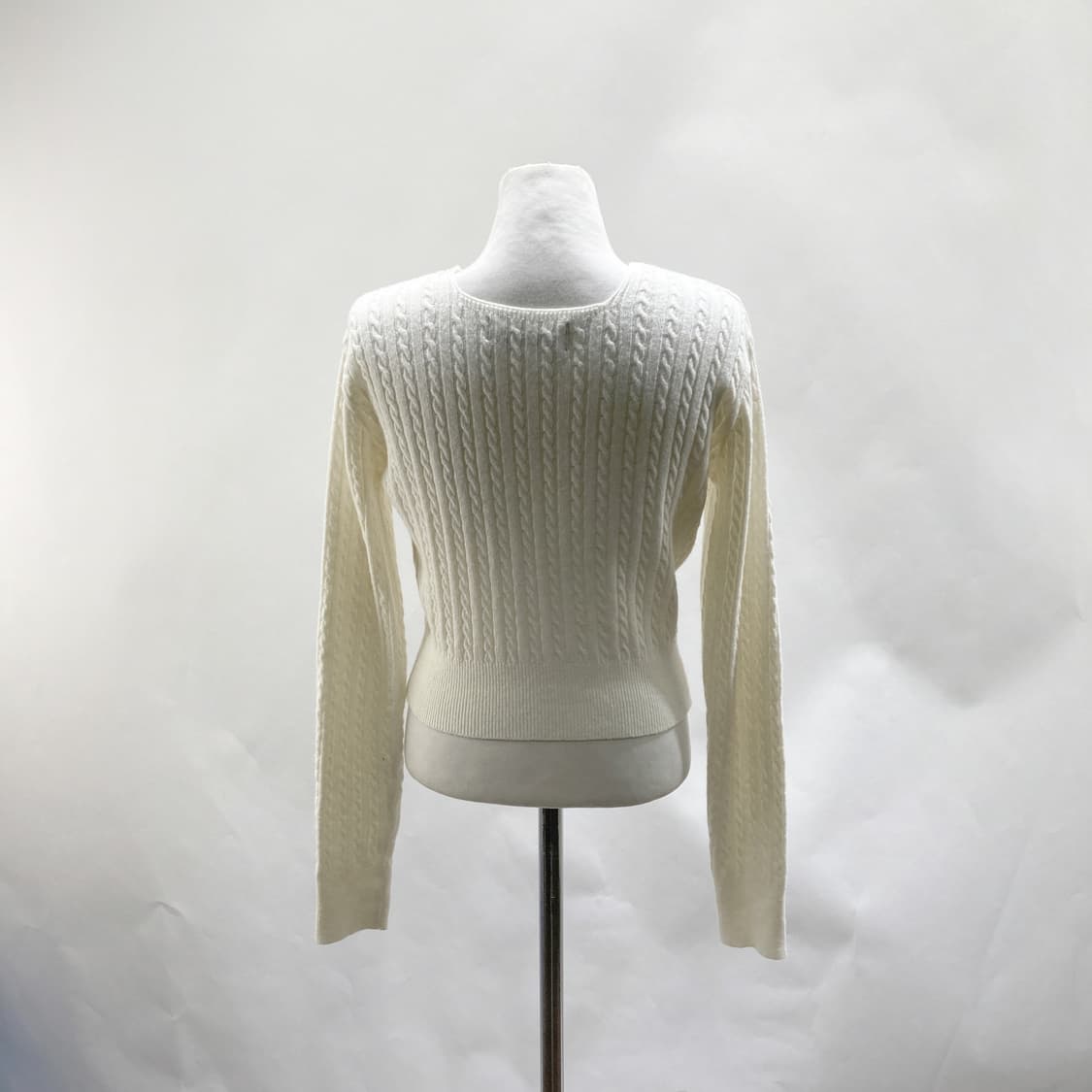 빨주노초 캐시미어 여성크롭니트 S  상품이미지3