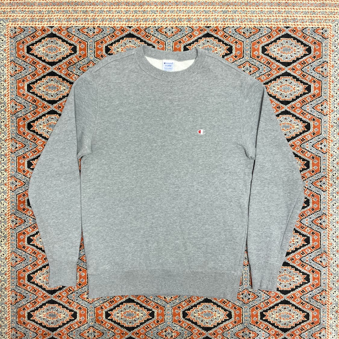 챔피온 그레이 기모 맨투맨 여성XL 상품이미지1