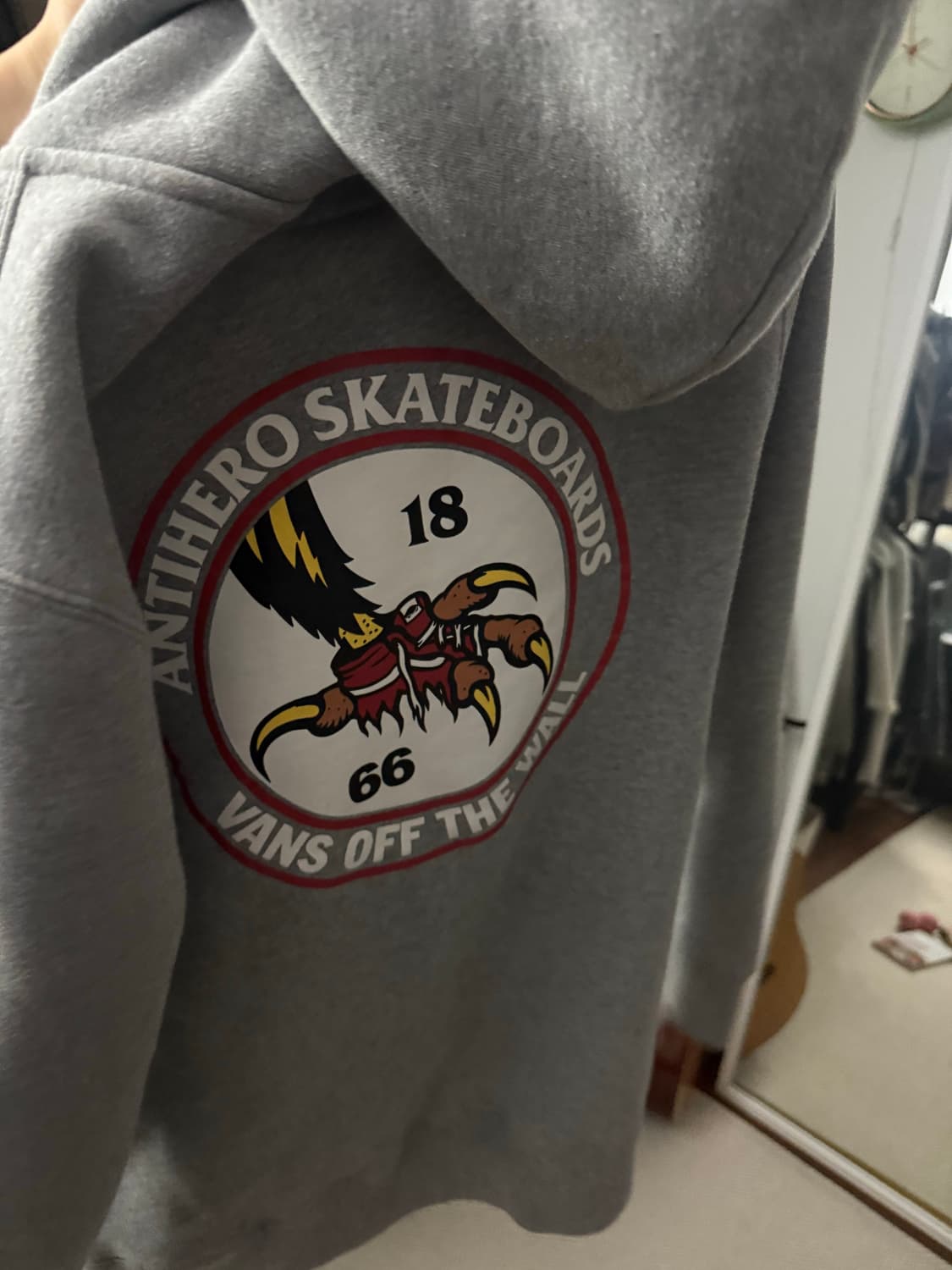 반스 기모 후드집업 상품이미지2