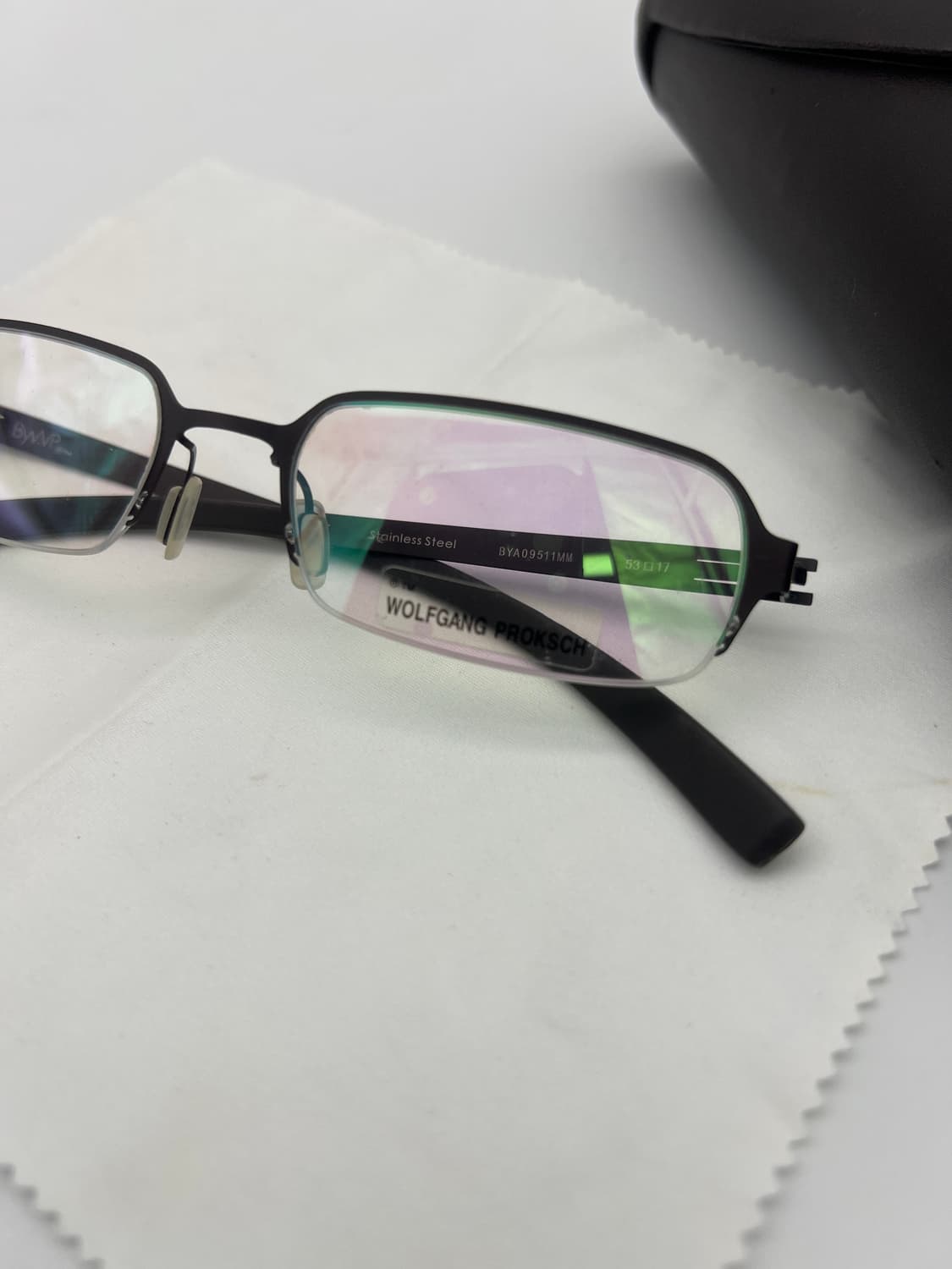 ByWP Wolfgang Proksch 풀테 스퀘어 안경 BYA09511 상품이미지2