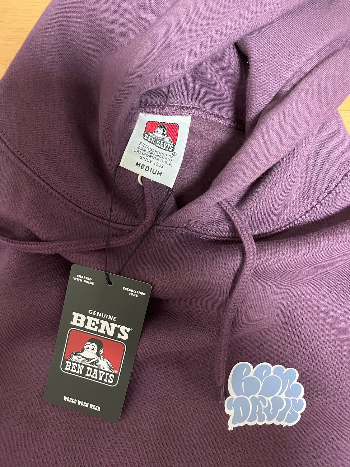 벤 데이비스 퍼플 후드 상품이미지1