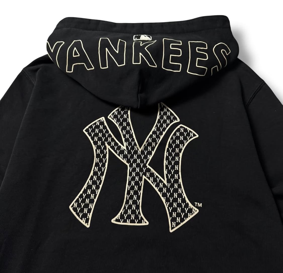 중녀감성 MLB 엠엘비 뉴욕 양키스 후드티 블랙 오네갸루 이코 솜빈티지 상품이미지2