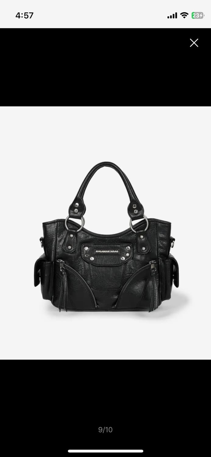 이우가마카라스 Studded Leather Mini Shoulder 상품이미지1