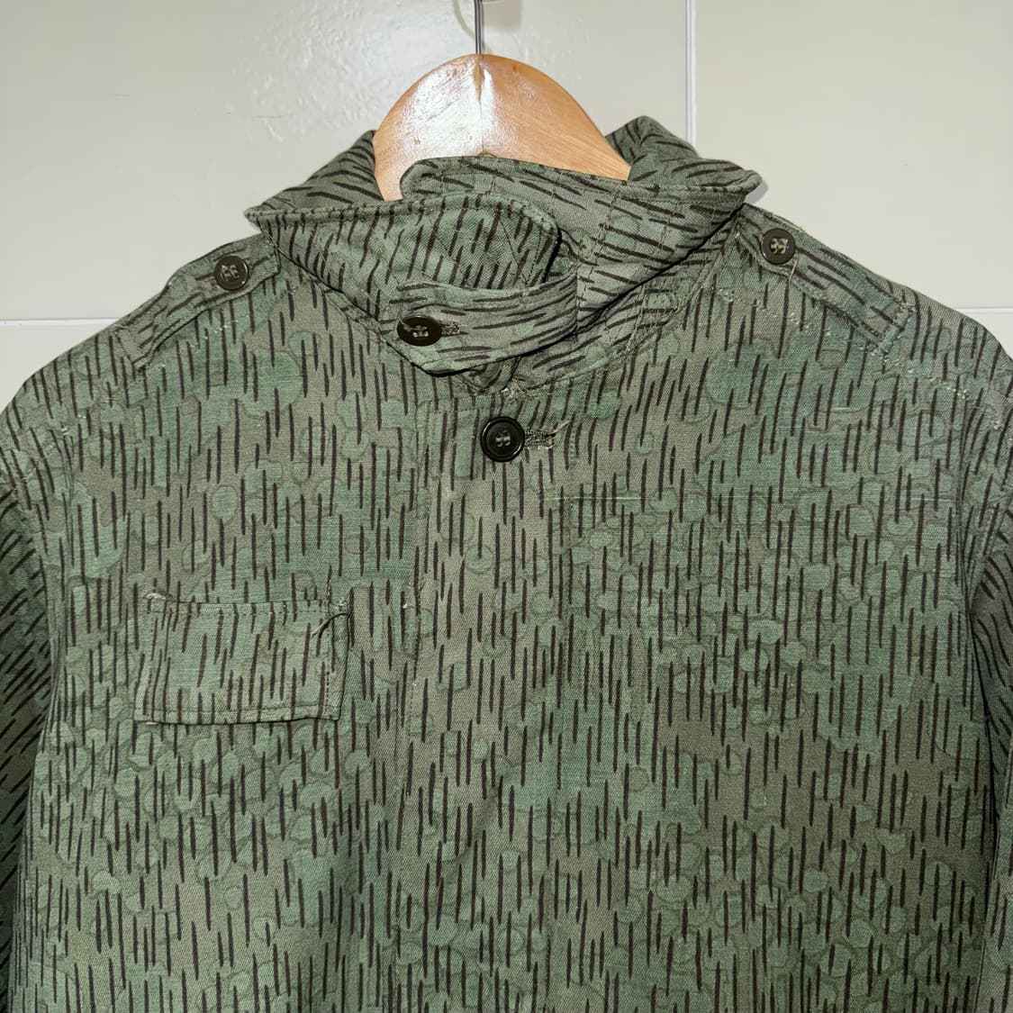 60s 체코군 레인드롭 카모 M-60 필드 자켓 (XL)   상품이미지3