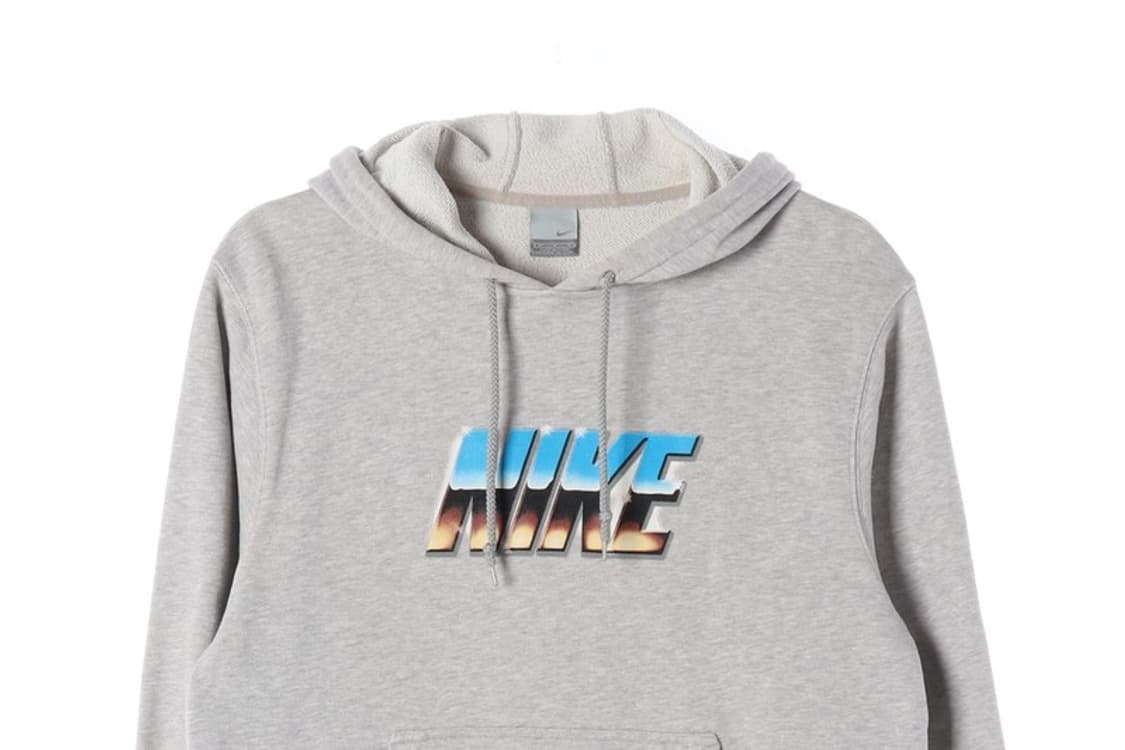 나이키 빈티지 그라데이션 빅로고 후드티 M 상품이미지3