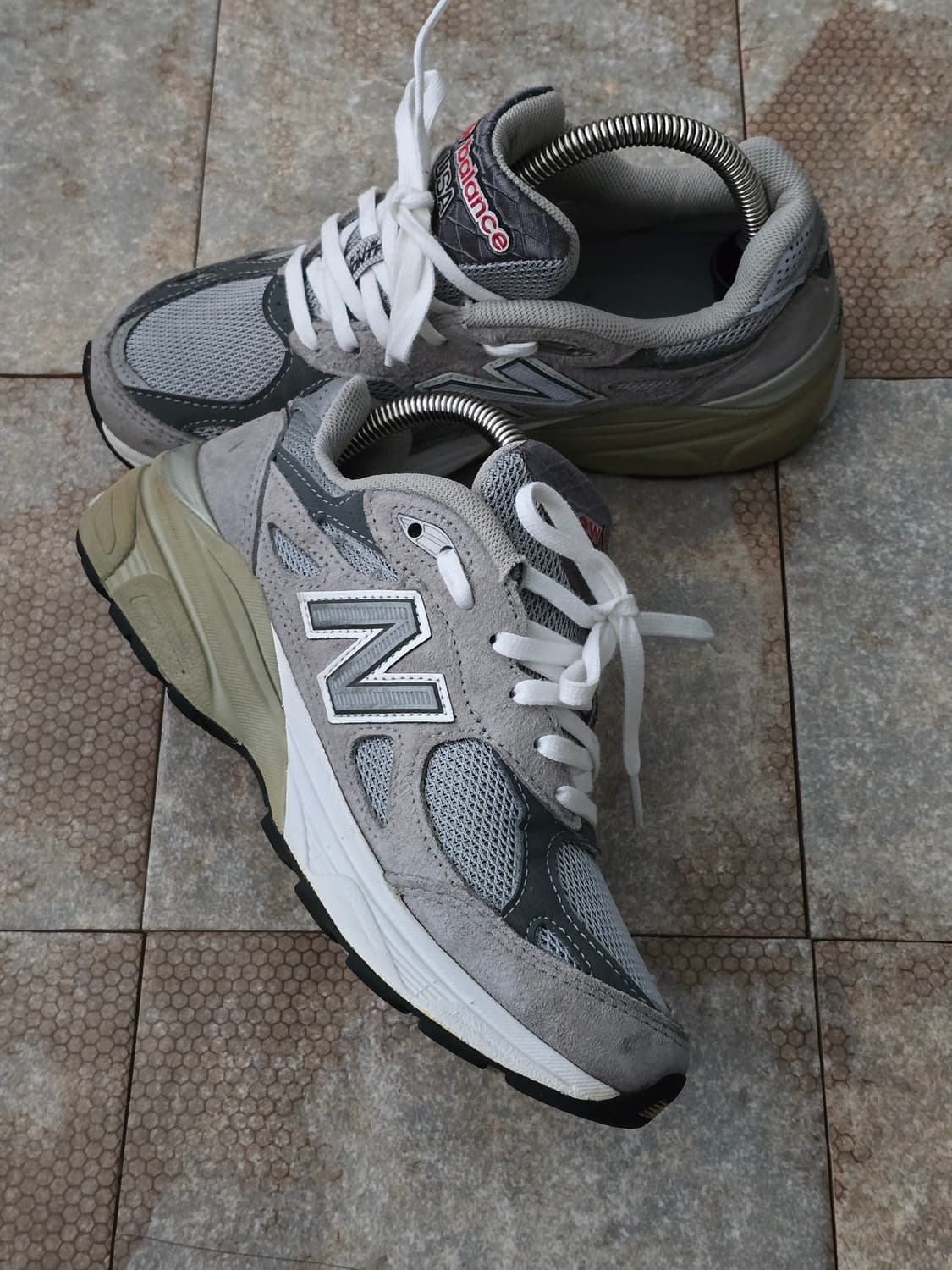 (220)뉴발란스 990 v3 그레이 상품이미지4