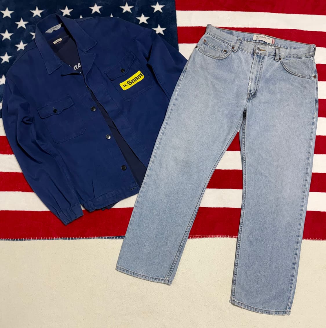 프렌치 워크자켓 vintage French work jacket 워크웨어 상품이미지10