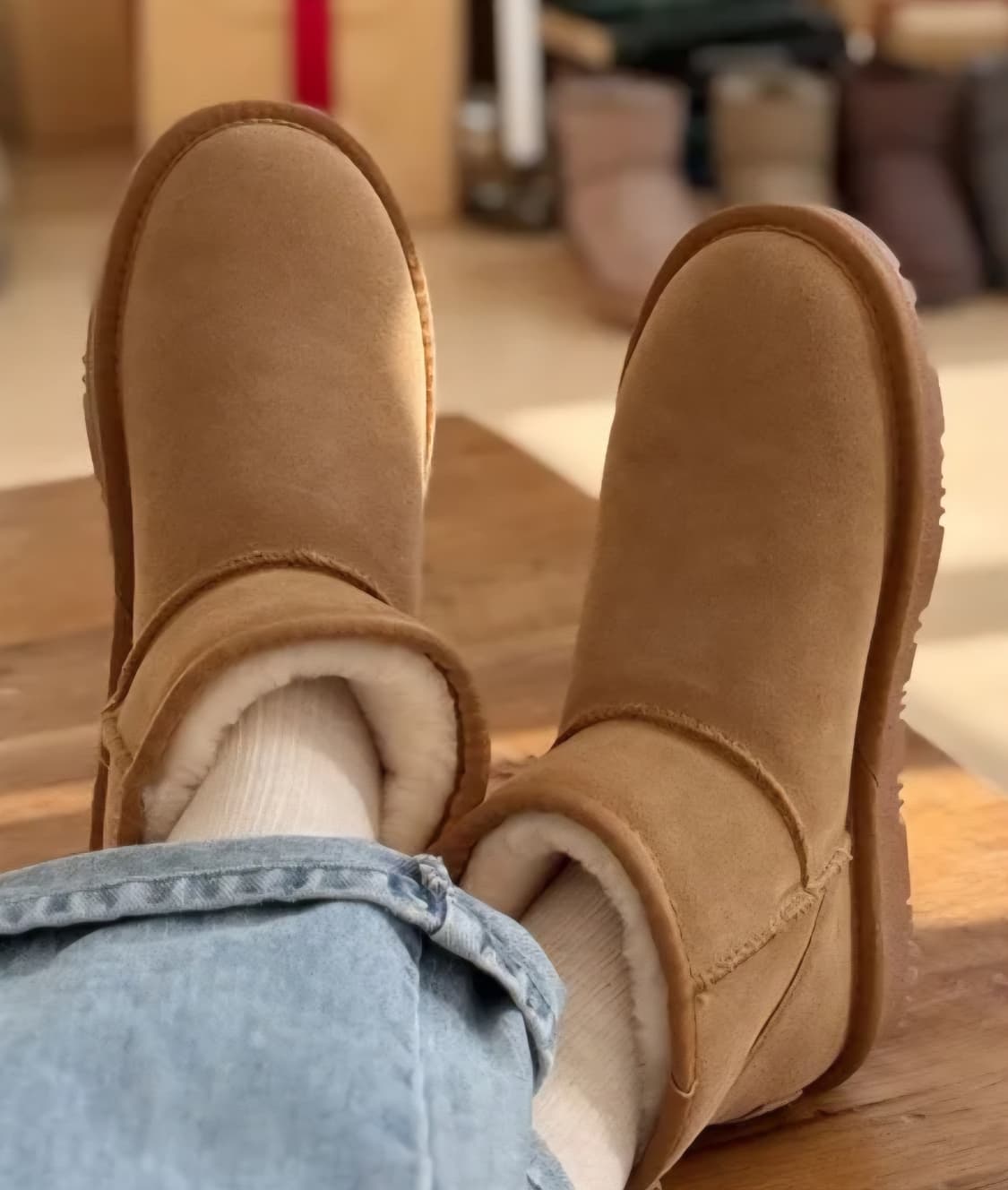 숏 어그부츠 브라운  상품이미지2