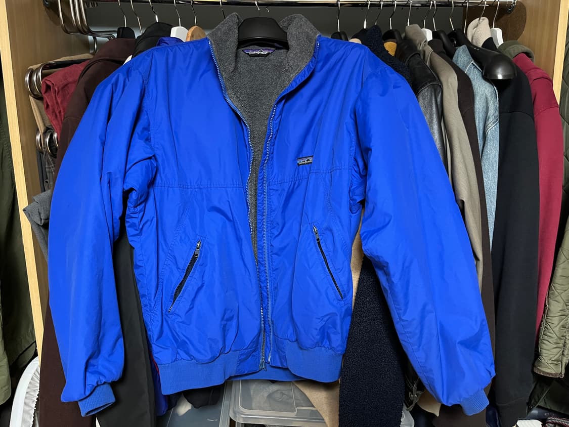 80s 파타고니아 쉘드 신칠라 투웨이 봄버 XL 상품이미지1