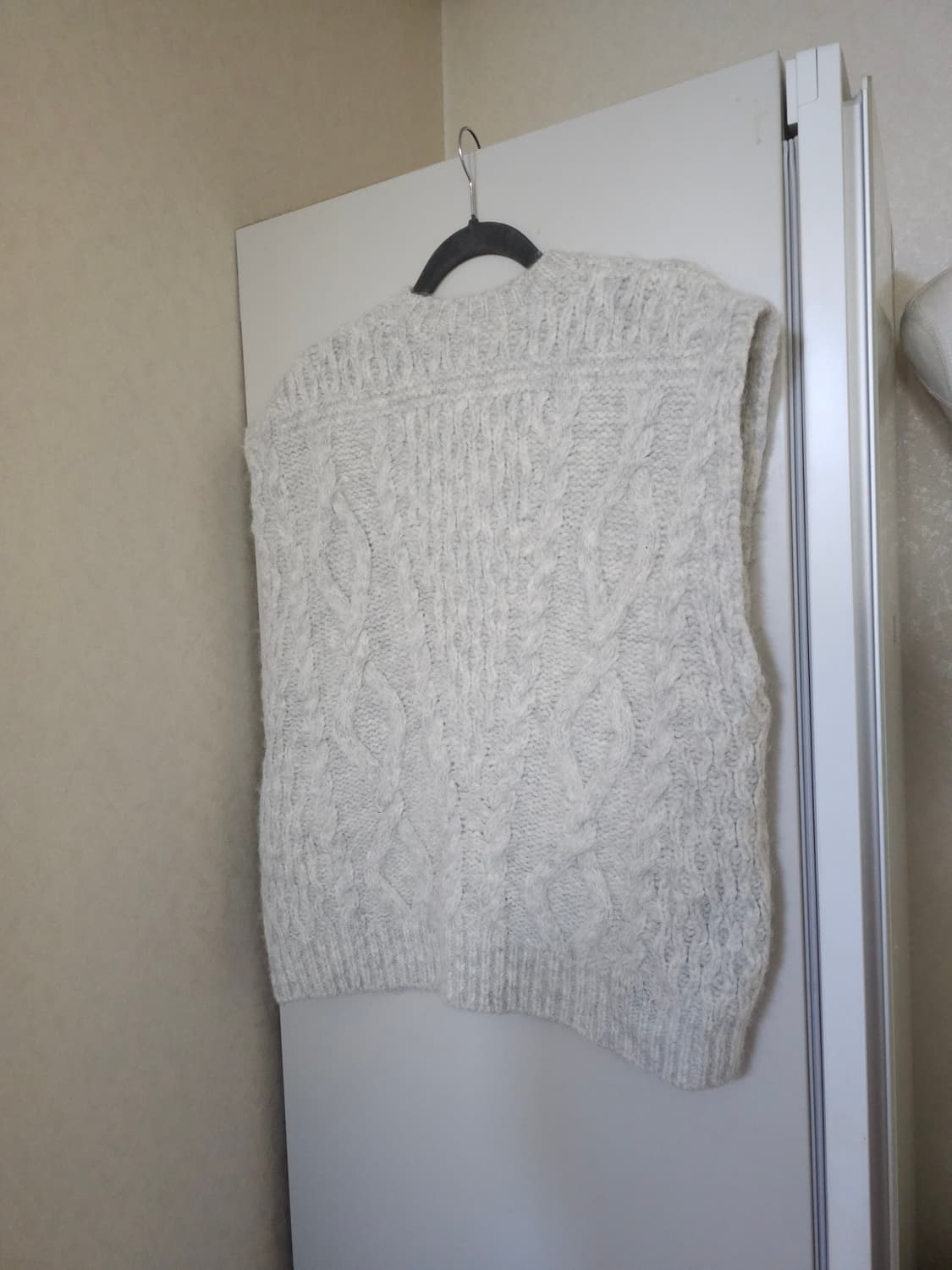 이로 IRO 알파카 케이블 니트 베스트 상품이미지5