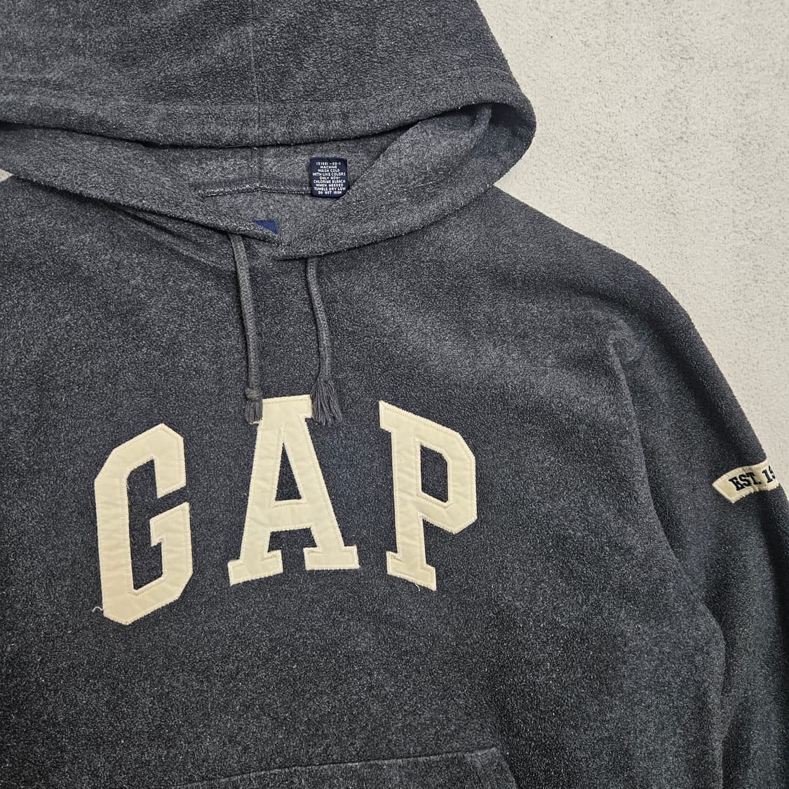 90s 갭 플리스 후드 상품이미지3