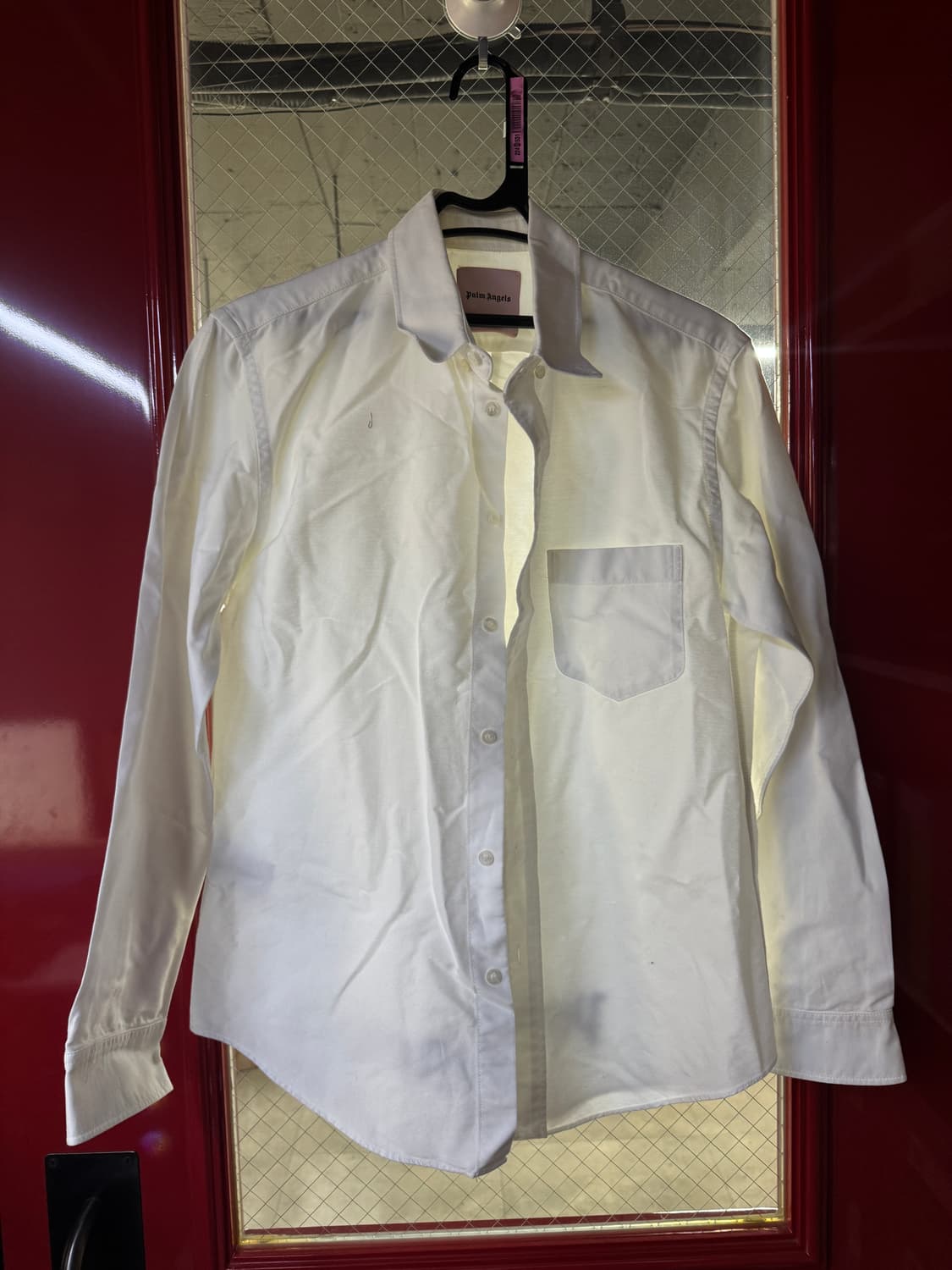 palm angels 팜엔젤스 화이트 셔츠 사이즈 48 상품이미지1